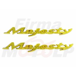 EMBLEMAT ZNACZEK NAKLEJKA 3D ZŁOTE TWORZYWO YAMAHA YP 125 250 400 MAJESTY