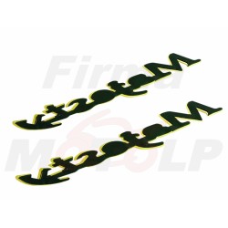 EMBLEMAT ZNACZEK NAKLEJKA 3D ZŁOTE TWORZYWO YAMAHA YP 125 250 400 MAJESTY