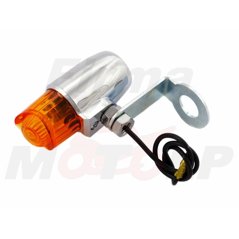 KIERUNKOWSKAZ KIERUNEK MIGACZ UNIWERSALNY CHROM DO MONTAŻU NA ŚRUBĘ 12MM