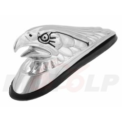 CHROMOWANY METALOWY ORNAMENT OZDOBA STATUETKA ORZEŁ ORZEŁEK NA PRZEDNI BŁOTNIK