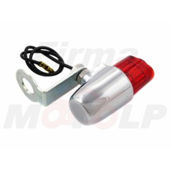 TYLNE LAMPY LAMPKI TYŁ UNIWERSALNE CHROM DO MONTAŻU NA ŚRUBĘ 12MM 12V 10W