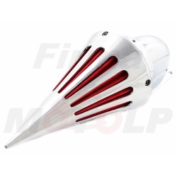 TUNINGOWY STOŻKOWY FILTR POWIETRZA CHROM METAL HONDA VTX 1800 roczniki 2002-2009