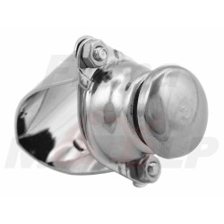 WŁĄCZNIK KLAKSONU KLAKSON MONOSTABLINY METAL CHROM NA KIEROWNICĘ 22MM