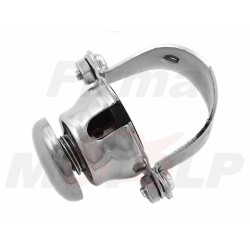 WŁĄCZNIK KLAKSONU KLAKSON MONOSTABLINY METAL CHROM NA KIEROWNICĘ 22MM