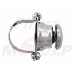 WŁĄCZNIK KLAKSONU KLAKSON MONOSTABLINY METAL CHROM NA KIEROWNICĘ 22MM