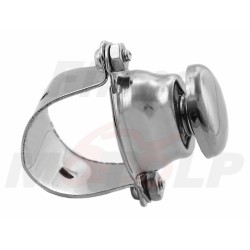 WŁĄCZNIK KLAKSONU KLAKSON MONOSTABLINY METAL CHROM NA KIEROWNICĘ 22MM