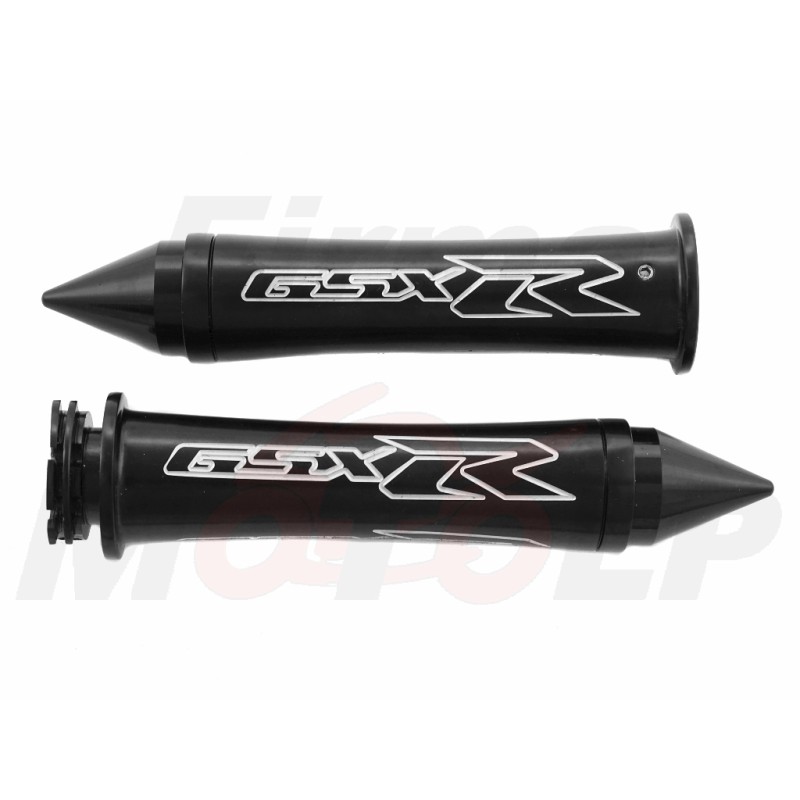 TUNING MANETKI GRIPY CZARNE METALOWE GRAWER SUZUKI GSX-R GSXR 600 750 1000 1300 HAYABUSA