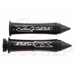 TUNING MANETKI GRIPY CZARNE METALOWE GRAWER SUZUKI GSX-R GSXR 600 750 1000 1300 HAYABUSA
