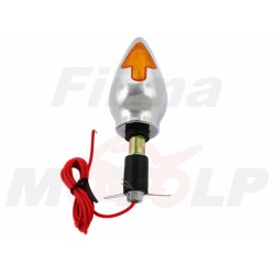 MIGACZE KIERUNKOWSKAZY KIERUNKI DO KIEROWNICY METAL CHROM HOMOLOGACJA E1