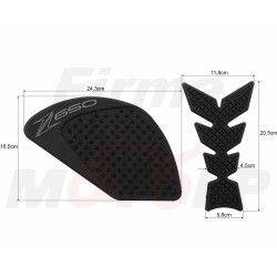 TANK PAD + OSŁONY BOCZNE ZBIORNIKA SIDE GRIP KAWASAKI Z650 Z 650 Z-650 roczniki 2017-2018
