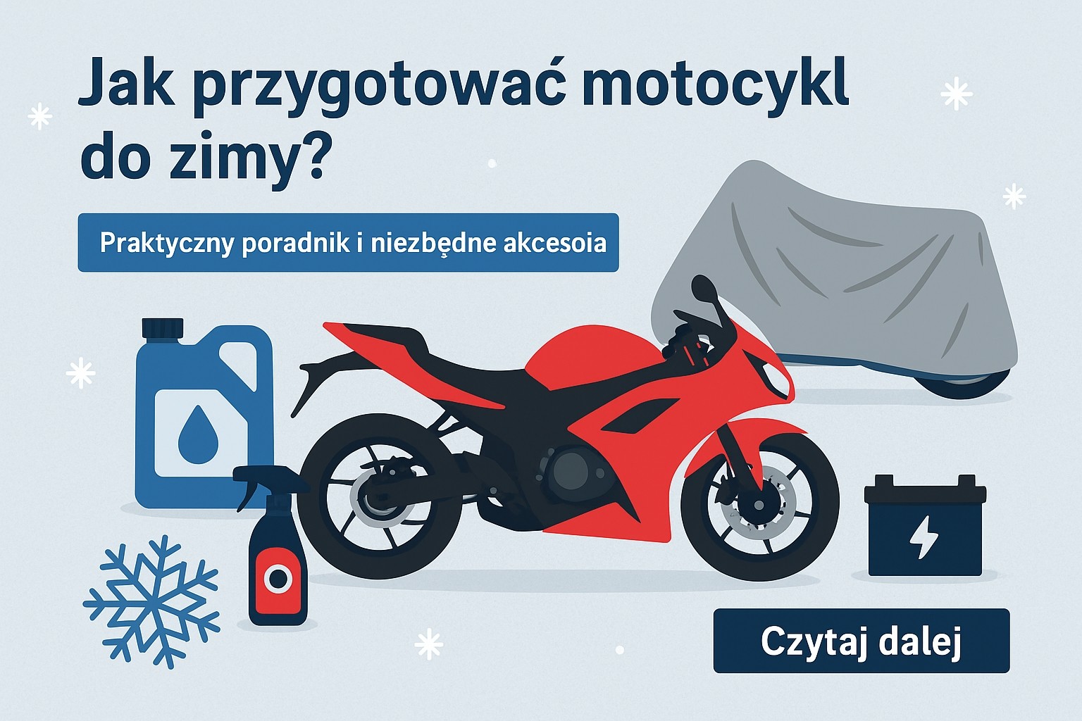 Przygotowanie motocykla do zimy – porady i akcesoria | MOTOLP.PL
